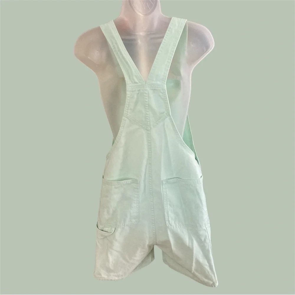 Vans Women’s Ground Work Shortall Clearly Agua Size:Small NWOT